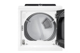 7.3 cu.ft. Ultra Large High Efficiency Electric TurboSteam™ LG EasyLoad™ Door, Wi-Fi Connectivity, White