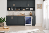 Brisas Wine Cooler, 24in UC, SS+Glass,2Z, ADA