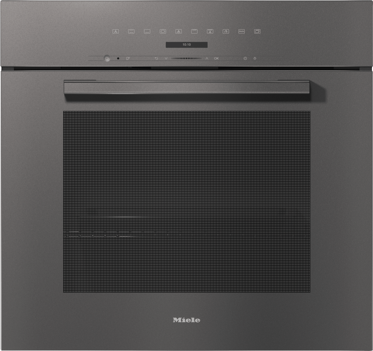 H 7280 BP Graphite grey - 30 Inch Convection Oven with clear text display, connectivity, and Self Clean.