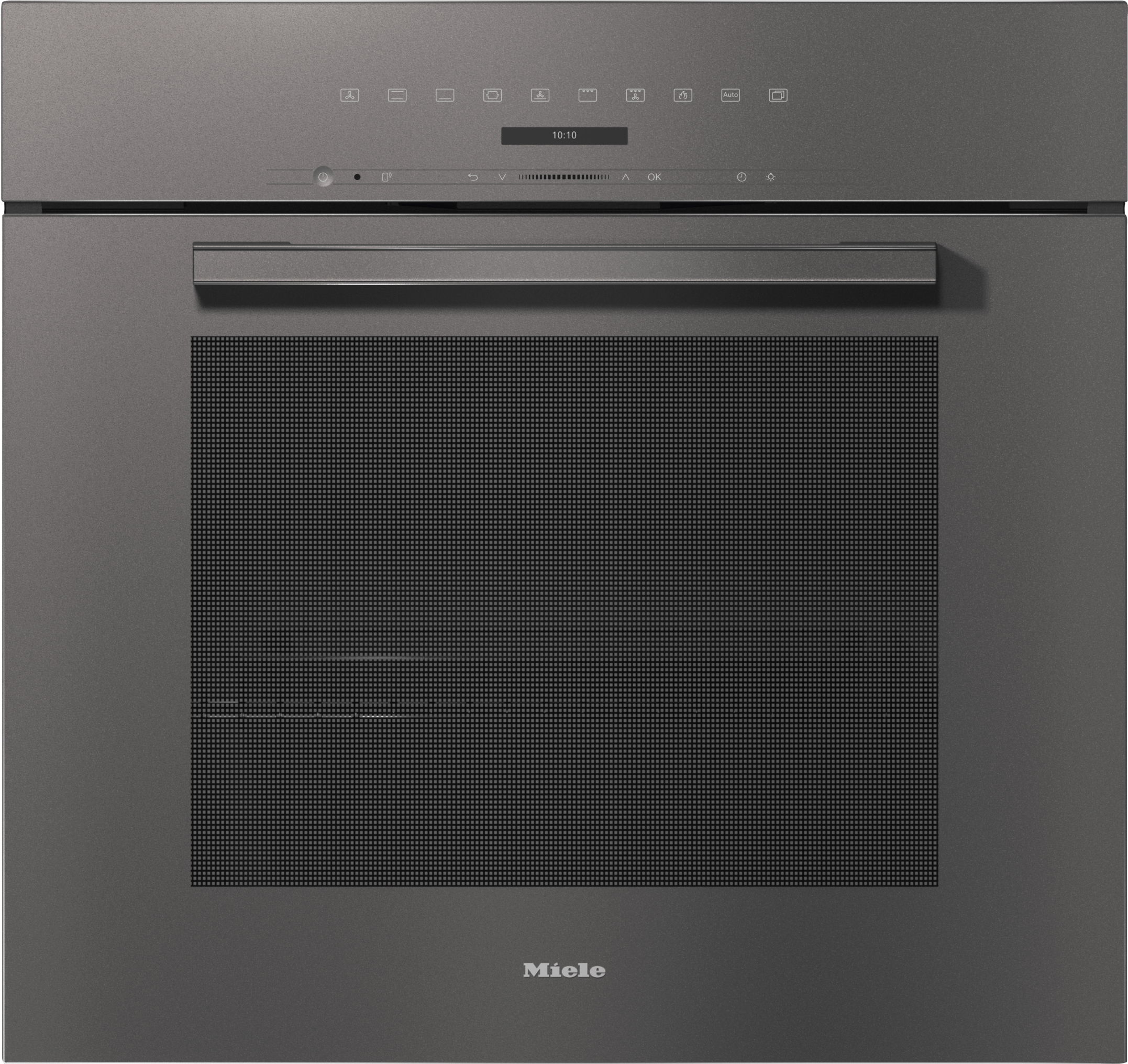 H 7280 BP Graphite grey - 30 Inch Convection Oven with clear text display, connectivity, and Self Clean.