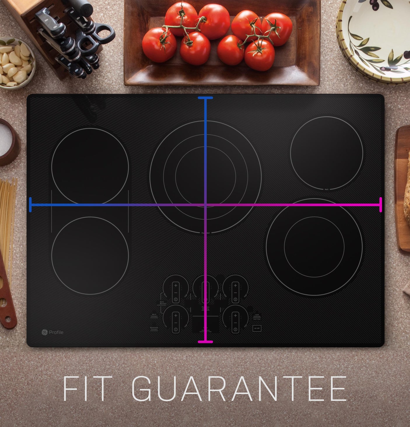 GE Profile™ ENERGY STAR® 30" Built-In Touch Control Induction Cooktop