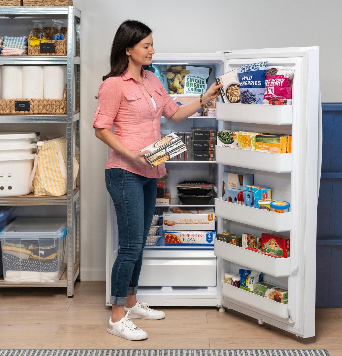 GE® 14.3 Cu. Ft. Garage Ready Convertible Upright Freezer