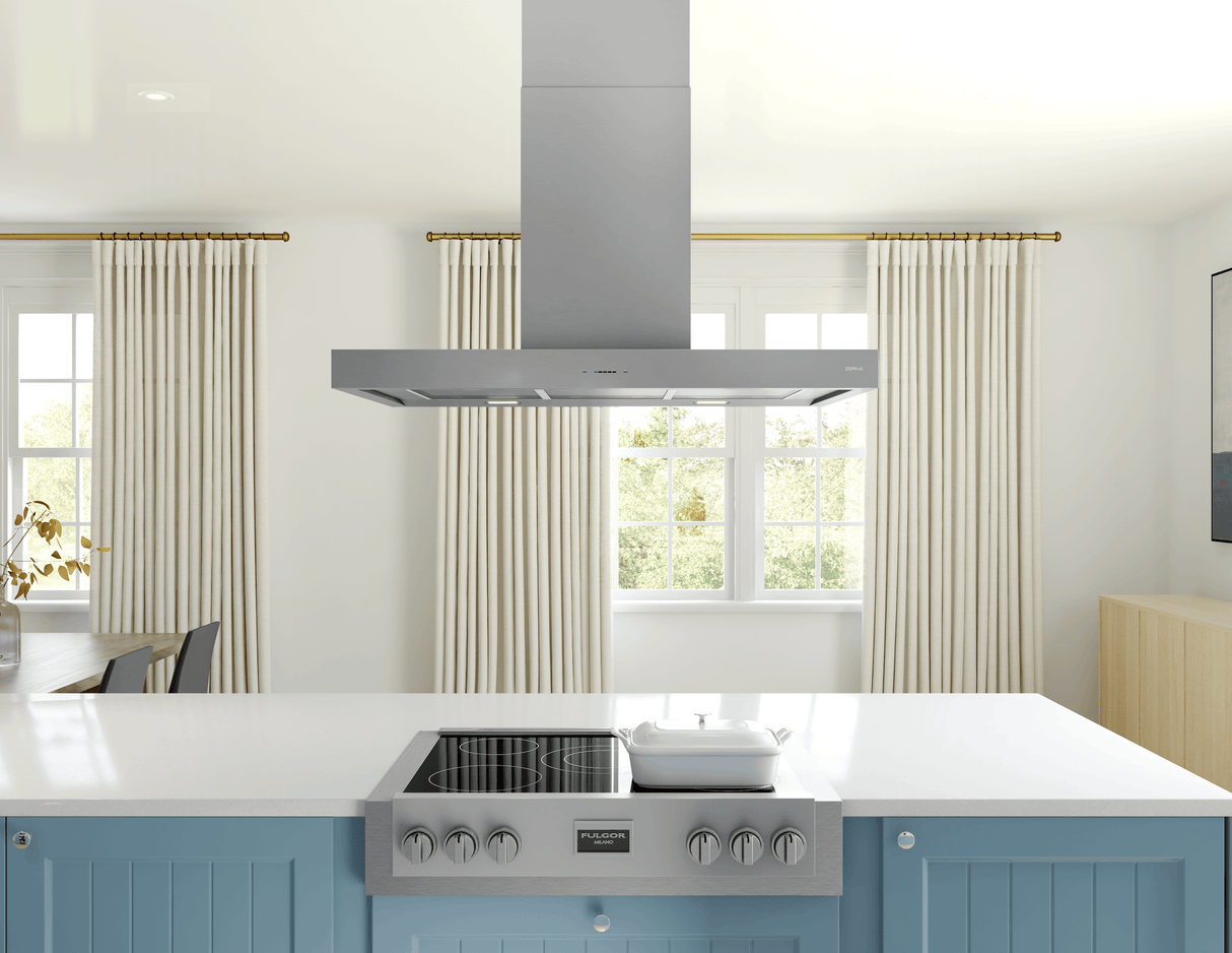 Roma Island, 36in, SS, LED, 600 CFM w/ACT