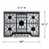 Frigidaire Professional 30" Gas Cooktop