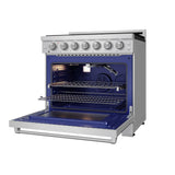 36 Inch Professional Gas Range With Precision Knob Control In Stainless Steel  Gordon Ramsay Series