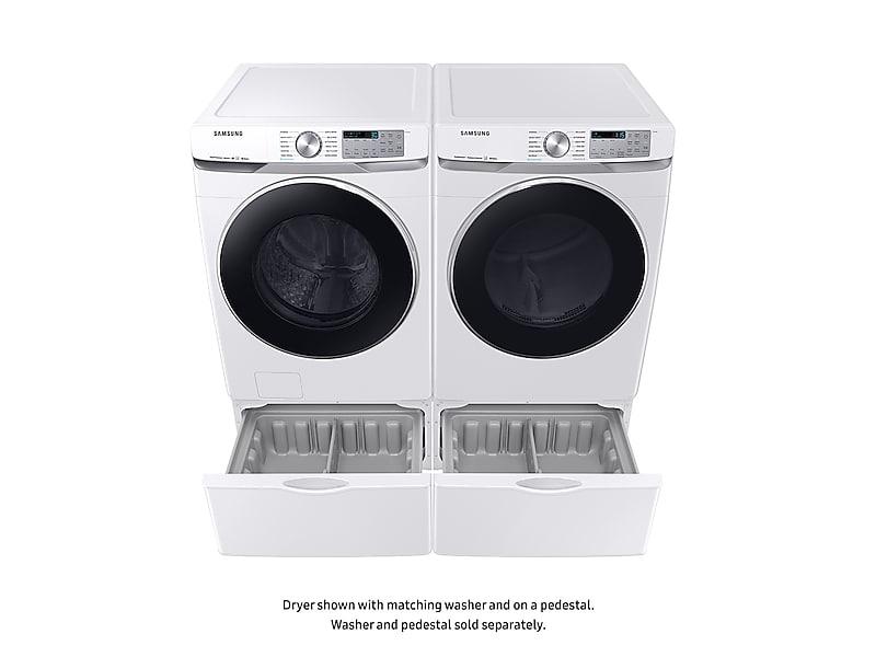 7.5 cu. ft. Smart Electric Dryer with Steam Sanitize+ in White
