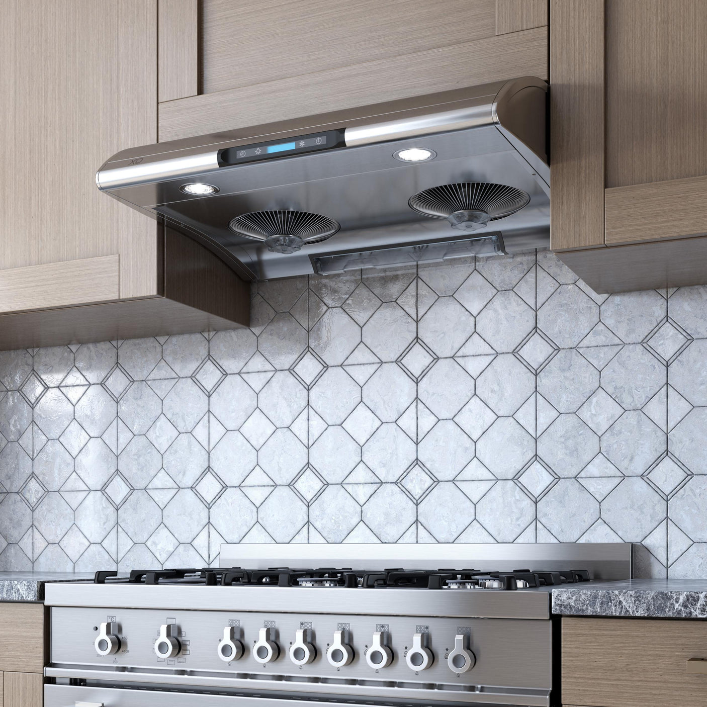 550 CFM 30" Filter Free Under Cabinet Range Hood Black