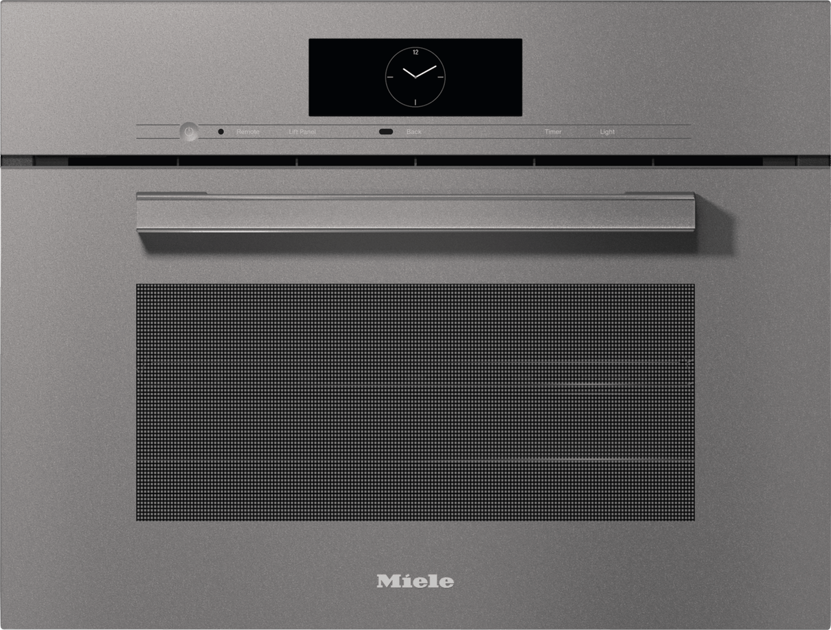 DGC 7840 AM Graphite grey - 24" Compact Combi-Steam Oven XL for steam cooking, baking, roasting with roast probe + menu cooking.