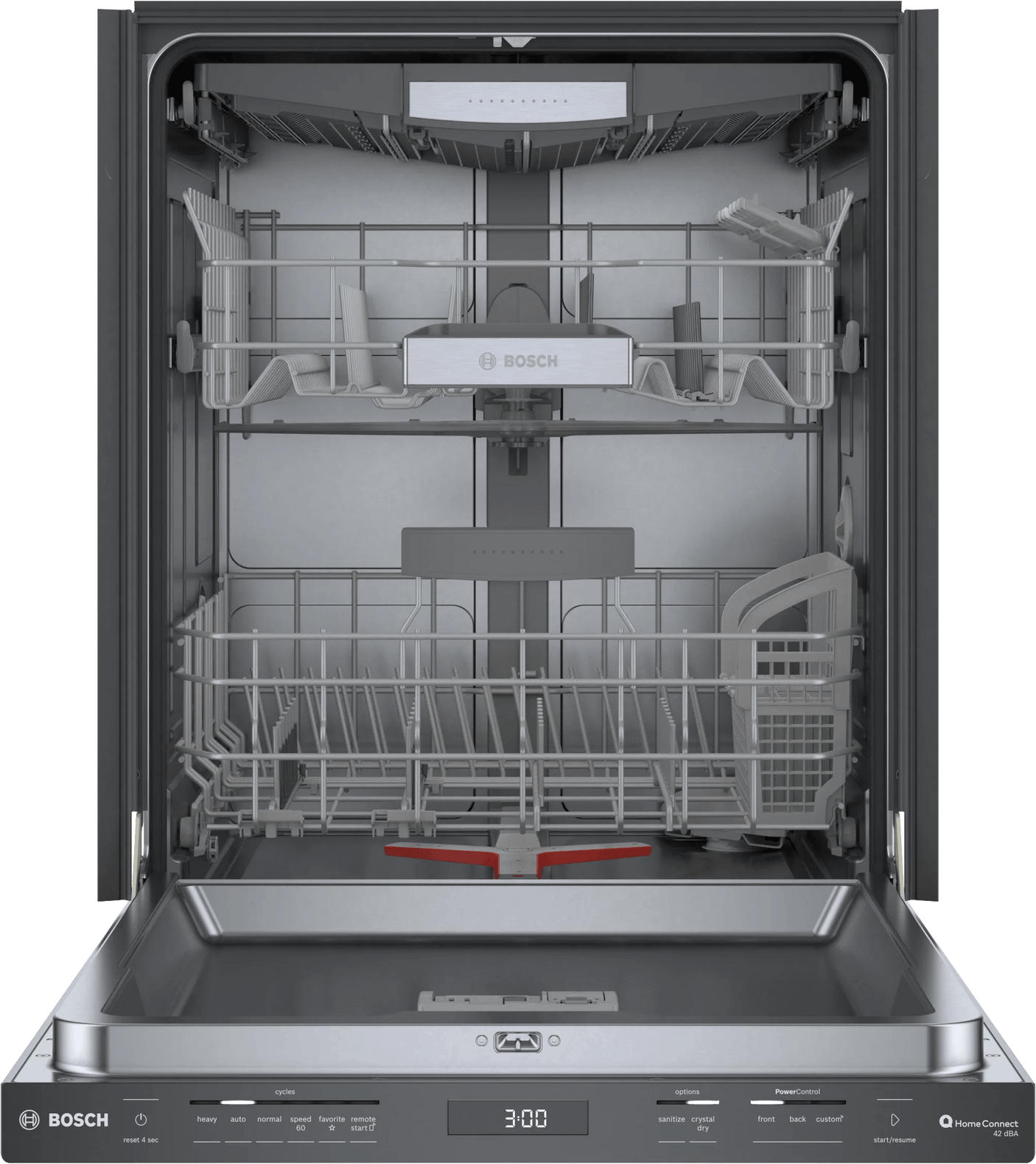 800 Series Dishwasher 24" Brushed black steel anti-fingerprint