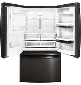 GE Profile™ Series ENERGY STAR® 22.2 Cu. Ft. Counter-Depth French-Door Refrigerator with Keurig® K-Cup® Brewing System