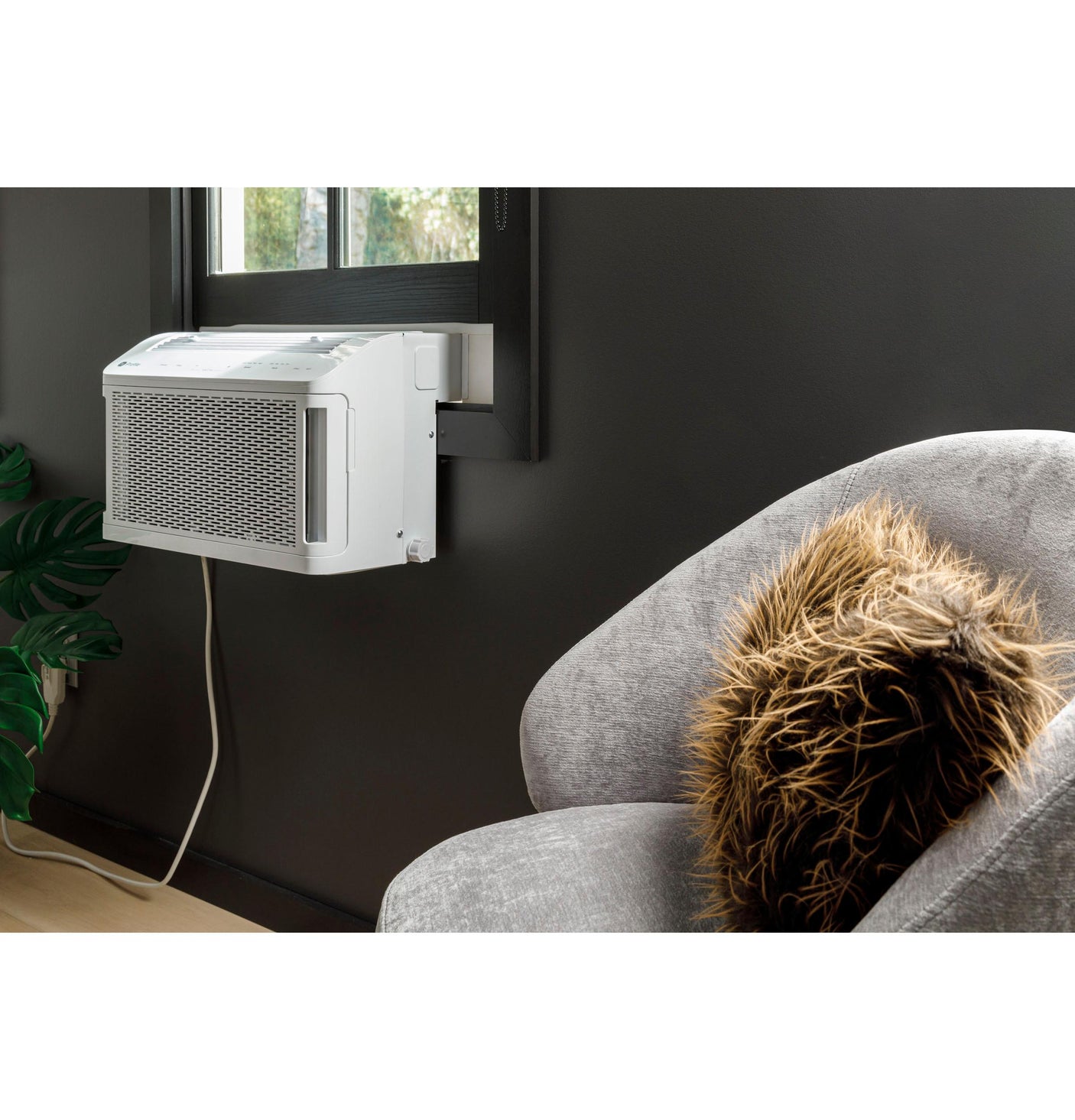 GE Profile ClearView™ ENERGY STAR® 10,300 BTU Inverter Smart Ultra Quiet Window Air Conditioner for Medium Rooms up to 450 sq. ft.