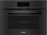 H 7840 BM AM Obsidian black - 24" compact speed oven in a perfectly combinable design with automatic programs and roast probe.