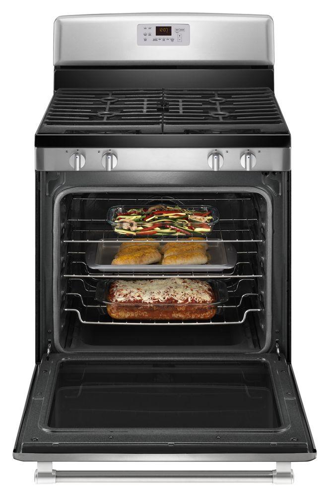 30-inch Wide Gas Range with Convection and Third Rack - 5.8 cu. ft.