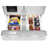 36-inch Wide Double Drawer French Door Refrigerator with Dual Cooling System - 26 cu. ft.