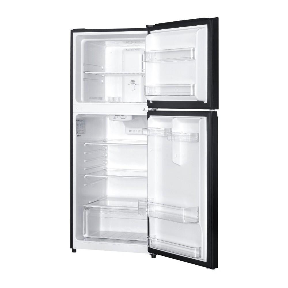 Verona VEFTF2412RBK 24 inch Top Freezer Refrigerator with 12 cu. ft. Total Capacity, Reversible Doors, Recessed Handle, Energy Star (Black)