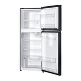 Verona VEFTF2412RBK 24 inch Top Freezer Refrigerator with 12 cu. ft. Total Capacity, Reversible Doors, Recessed Handle, Energy Star (Black)