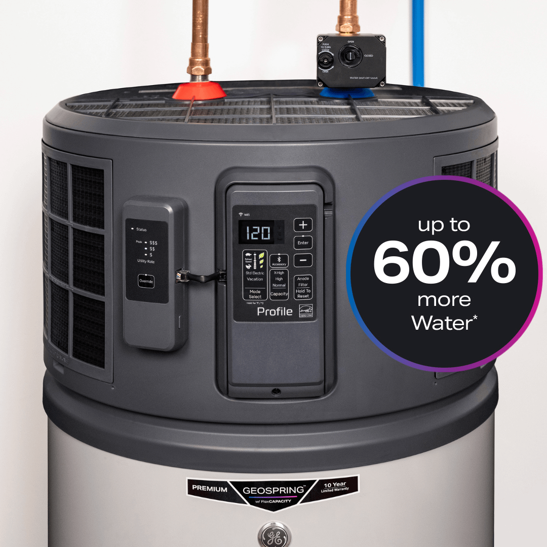 GE Profile™ GEOSPRING™ Smart Hybrid Heat Pump Water Heater 50-gallon - 240V - FlexCapacity