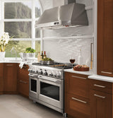 Monogram 48" Dual-Fuel Professional Range with 4 Burners, Grill, and Griddle (Natural Gas)
