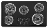 36-inch Wide Electric Cooktop with Two Power Cook Elements