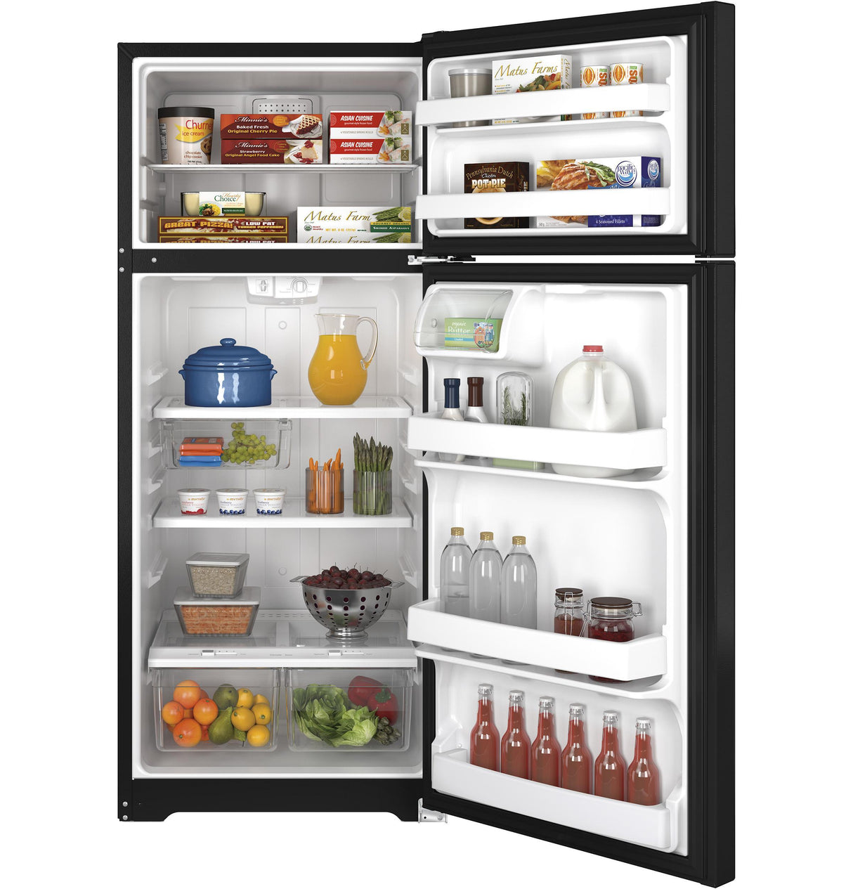 GE® 17.5 Cu. Ft. Top-Freezer Refrigerator