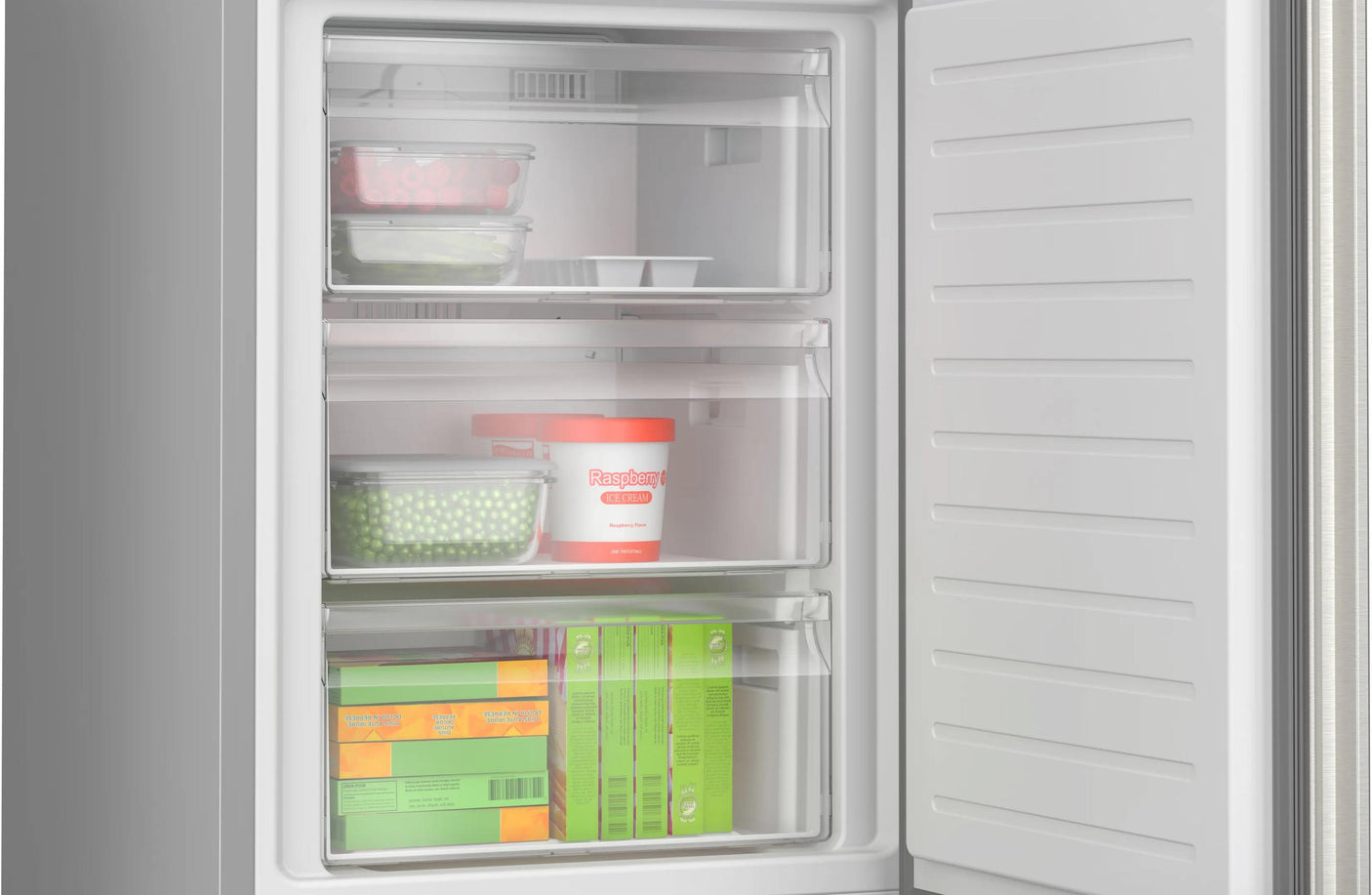 500 Series Freestanding Bottom Freezer Refrigerator 24" Stainless steel (with anti-fingerprint), Total No Frost
