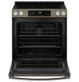 GE® ENERGY STAR® 30" Slide-In Electric Convection Range with No Preheat Air Fry and EasyWash™ Oven Tray