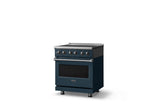 30"W. Electric Range (Finish: Squall, Trim: Polished Chrome)