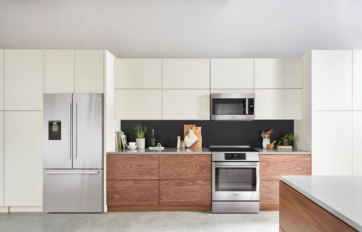 500 Series French Door Bottom Mount Refrigerator 36" Stainless steel (with anti-fingerprint), Total No Frost