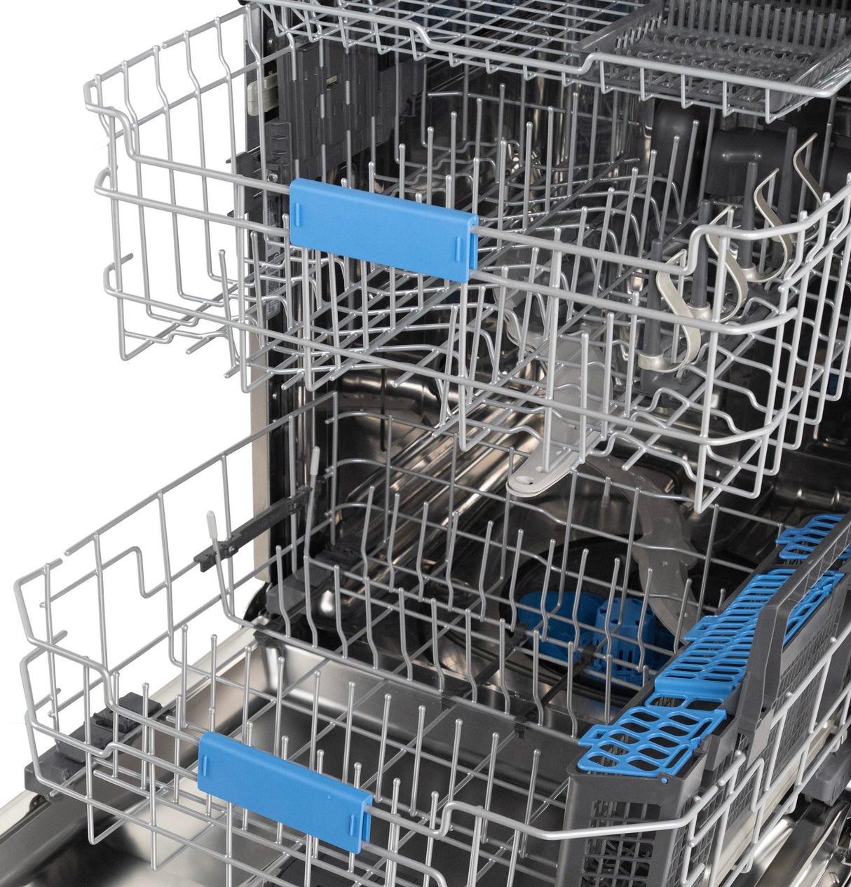 GE Profile™ ENERGY STAR® Panel-Ready Top Control Stainless Interior Dishwasher with Microban™ Antimicrobial Technology
