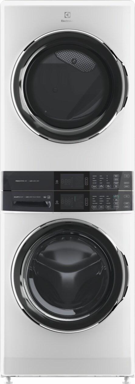 Laundry Tower Single Unit Front Load 4.5 Cu. Ft. Washer & 8 Cu. Ft. Electric Dryer