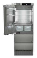 Fully Integrated Bottom Freezer Refrigerator with BioFresh