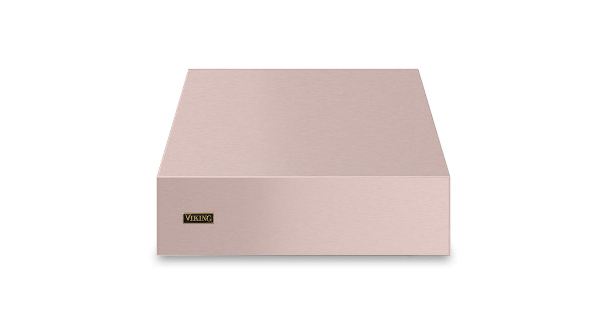 30"W. 18"H. Wall Hood (Finish: Blush, Trim: Brushed Brass)