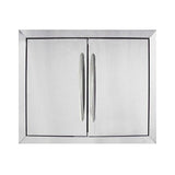 Medium Stainless Steel Double Door Set