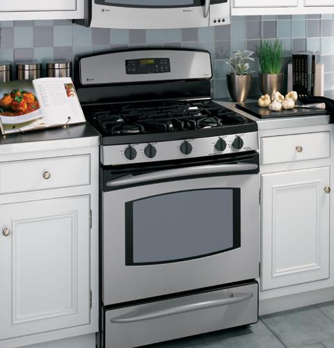 GE Profile 30" Free-Standing Dual-Fuel Range