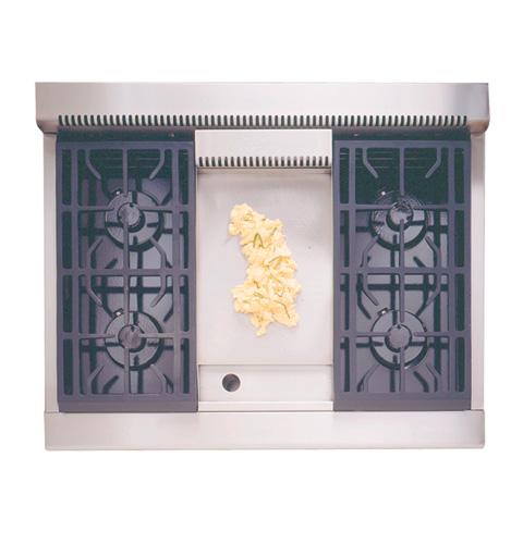 GE Monogram® 36" Professional Range with 4 Burners and Griddle (Natural Gas)