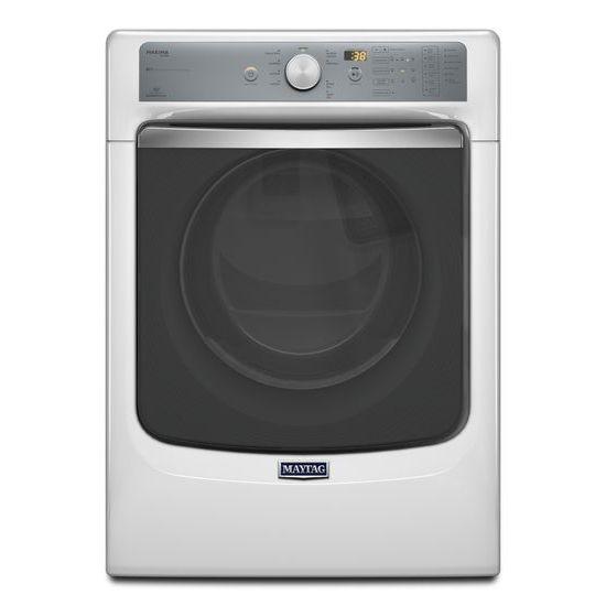 Maytag® Maxima® Steam Gas Dryer with Large Capacity and Stainless Steel Dryer Drum - 7.3 cu. ft. - White