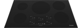 36 Inch Induction Cooktop In Black Glass With 5 Elements