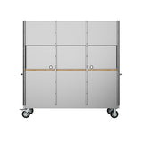 72" 15-drawer Tool Chest With Upper Cabinet and Pegboard