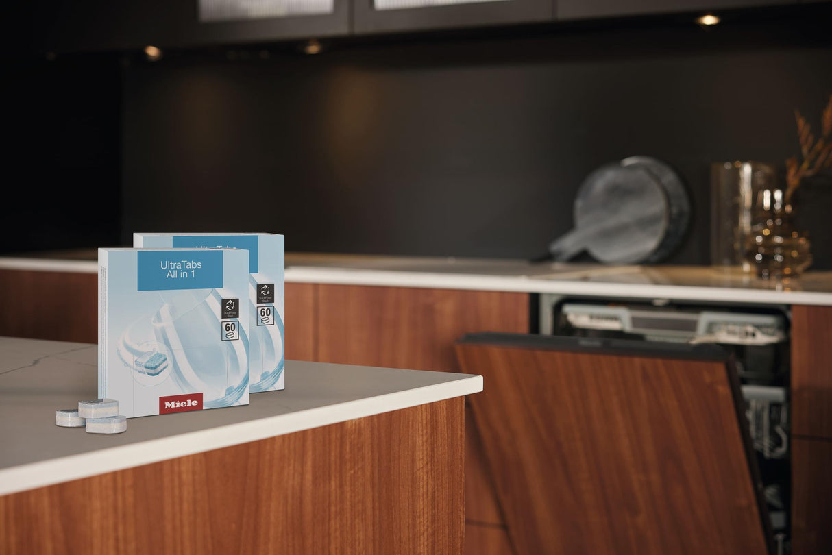 UltraTabs All in 1 set, 120 tabs - for best cleaning results in Miele dishwashers.