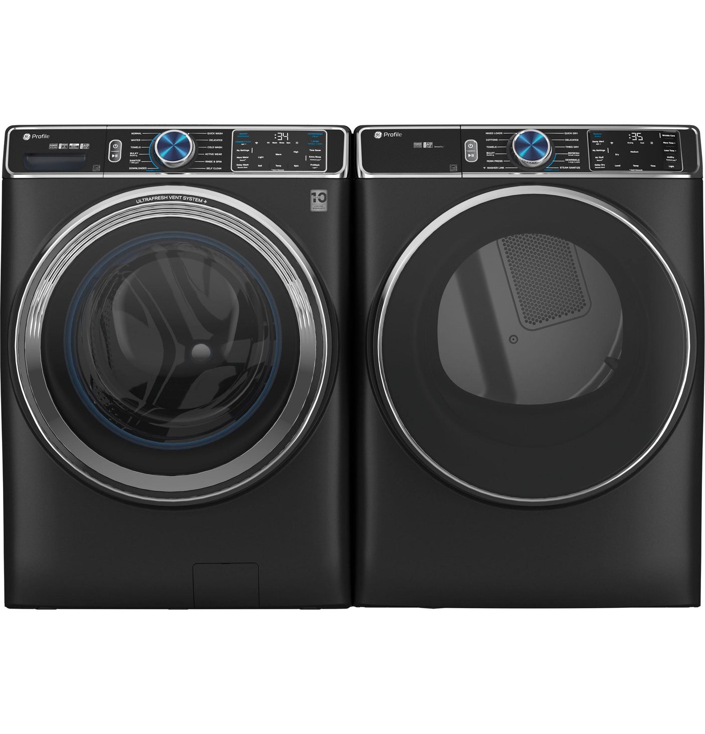 GE Profile™ 5.3 cu. ft. Capacity Smart Front Load ENERGY STAR® Steam Washer with Adaptive SmartDispense™ UltraFresh Vent System Plus™
