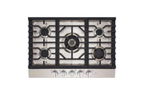 LG SIGNATURE 30 Inch UltraHeat™ Gas Cooktop with EasyClean®