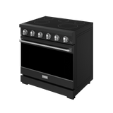 36 Inch Professional Electric Range In Black/stainless Steel  Gordon Ramsay Series