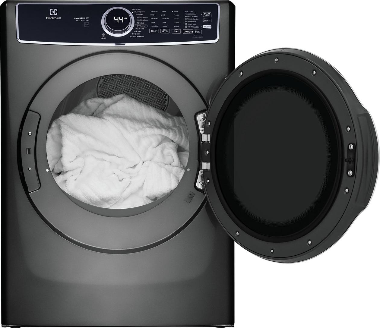 Front Load Perfect Steam™ Electric Dryer with Balanced Dry™ and Instant Refresh - 8.0 Cu. Ft.
