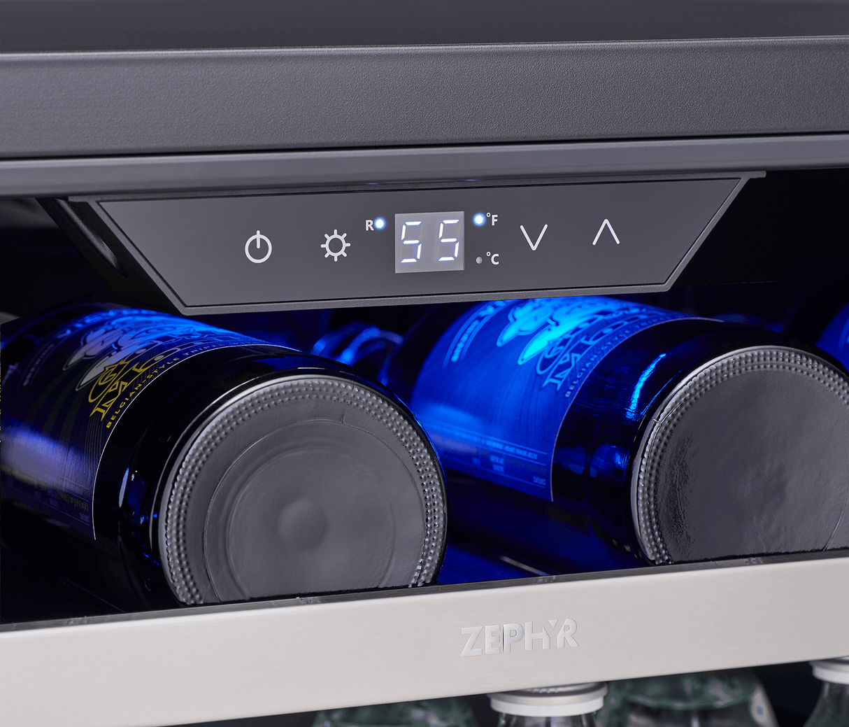 Presrv Wine Cooler, 15in UC, SS+Gls, Rvs Door, 1Z