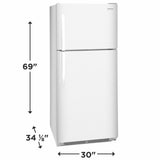 Frigidaire 20.5 Cu. Ft. Top Freezer Refrigerator