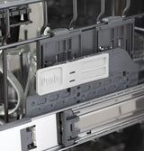 Café™ ENERGY STAR® Stainless Steel Interior Dishwasher with Sanitize and Ultra Wash & Dry in Platinum Glass