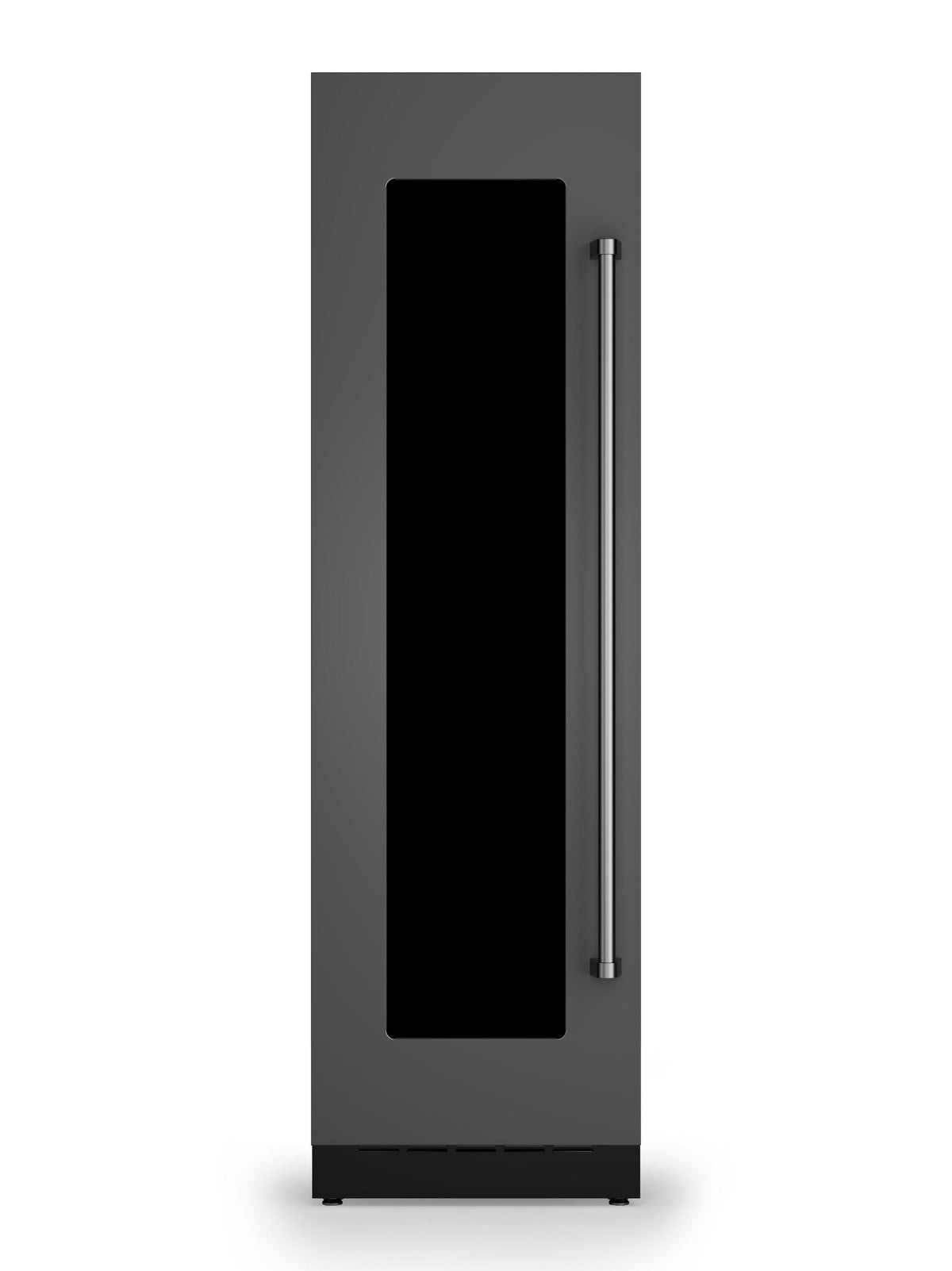 24"W. Integrated Wine Cellar Door Panel - Damascus Gray Left Hinge