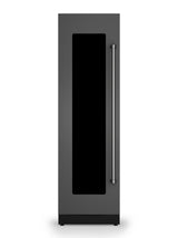 24"W. Integrated Wine Cellar Door Panel - Damascus Gray Left Hinge