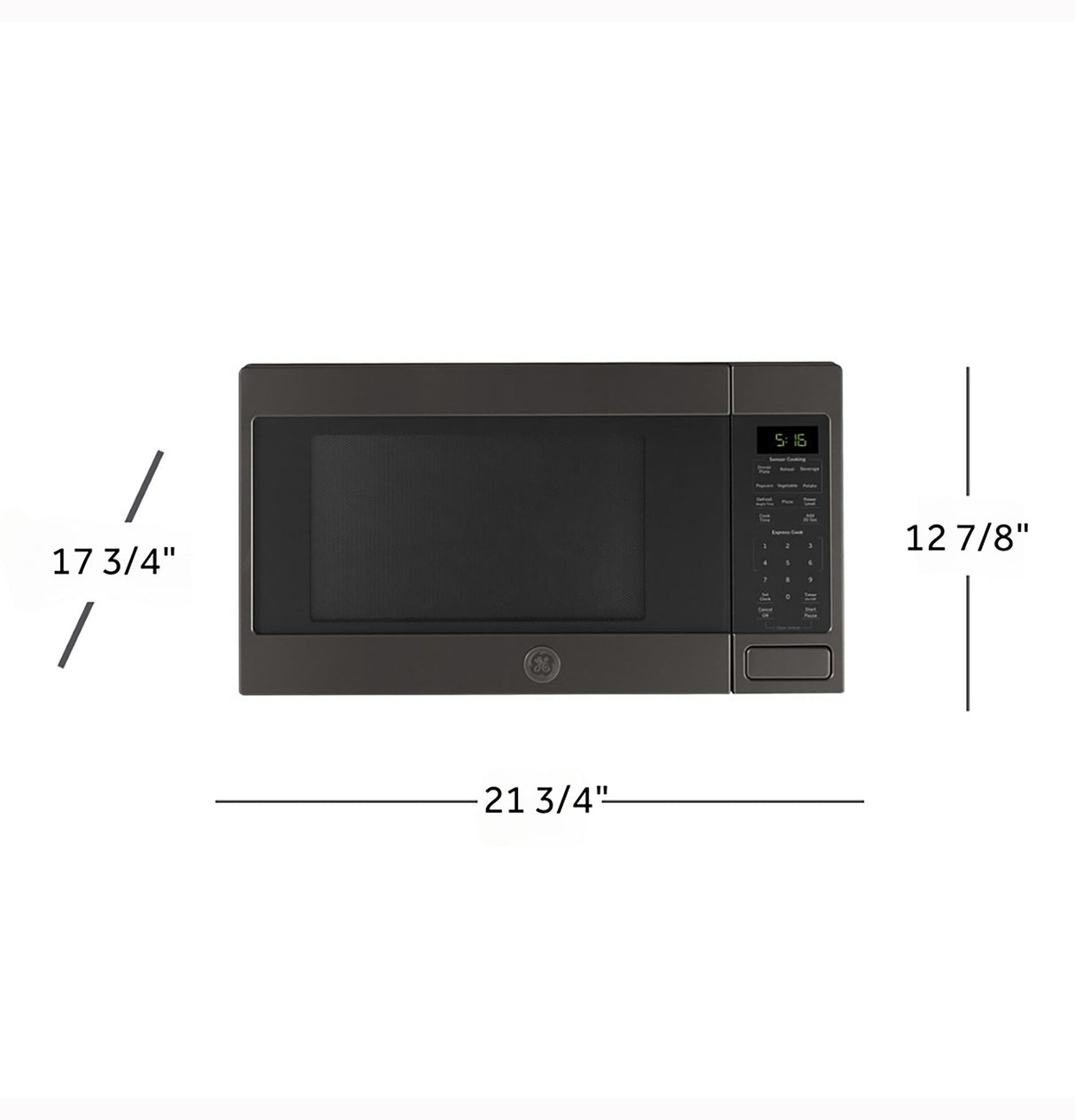 GE® 1.6 Cu. Ft. Countertop Microwave Oven