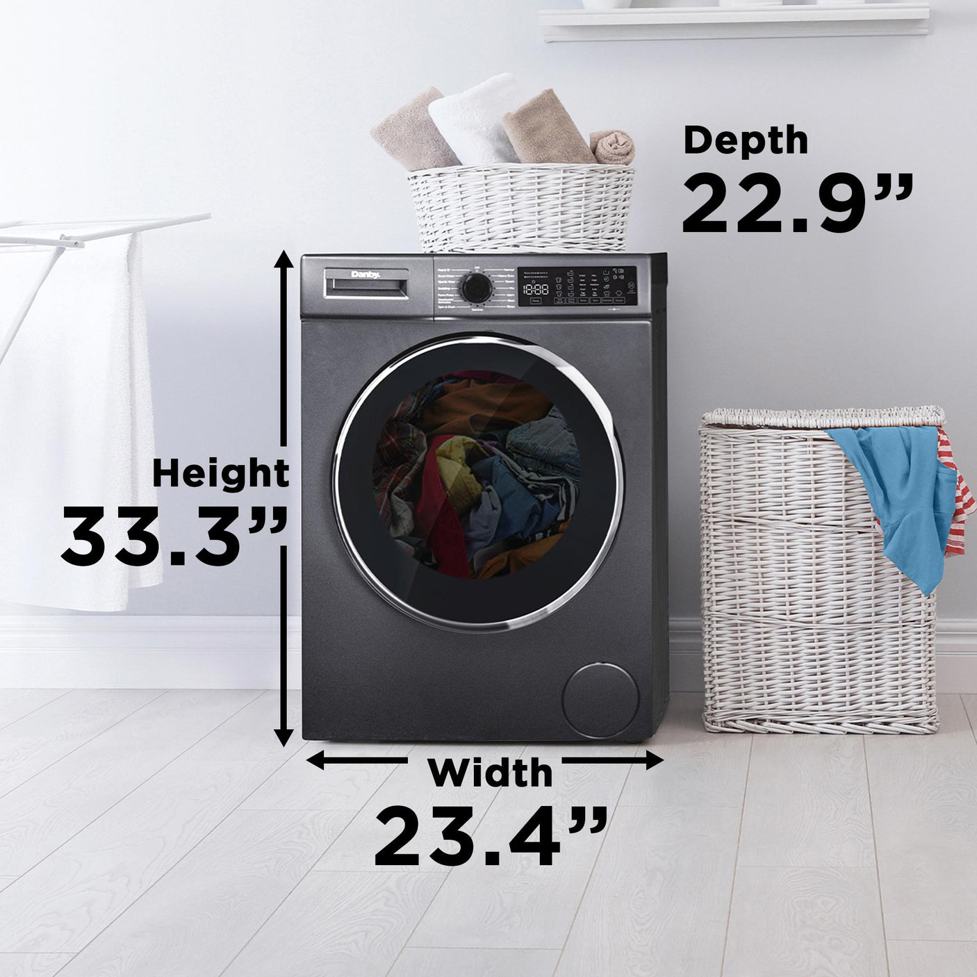 Danby 2.2 cu. ft. 24" Front Load Washing Machine
